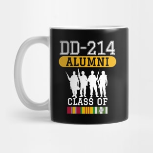 DD-214 Alumni Class of Vietnam Veteran Pride Mug